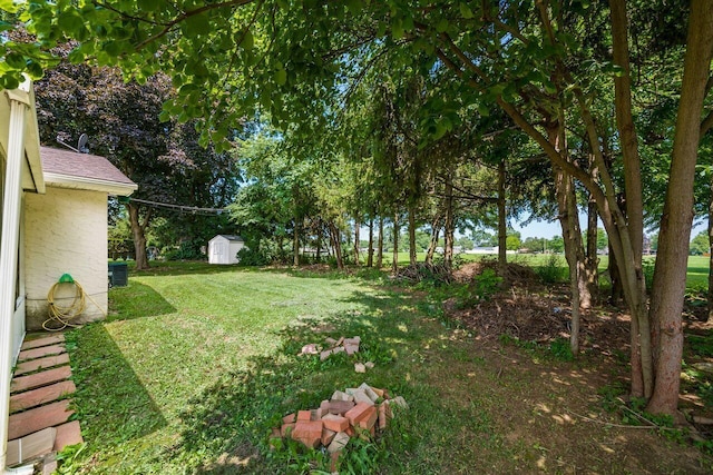 1914 Walden Dr, Columbus, OH 43229 - view of green lawn featuring a shed