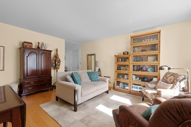 579 Buckeye Ln, Mount Gilead, OH 43338 - living room with light wood-type flooring