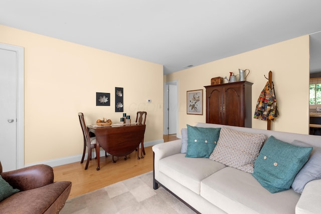 579 Buckeye Ln, Mount Gilead, OH 43338 - living area with light wood-style floors and baseboards