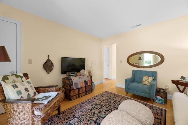 579 Buckeye Ln, Mount Gilead, OH 43338 - living room featuring wood finished floors and baseboards