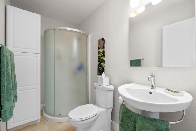 579 Buckeye Ln, Mount Gilead, OH 43338 - bathroom featuring a shower stall and toilet