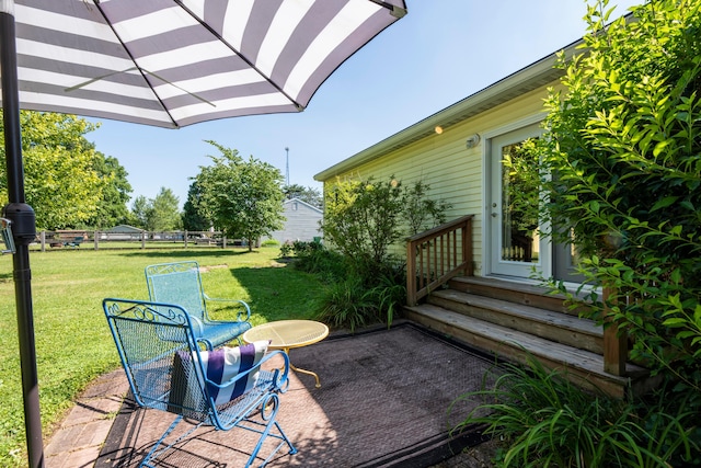 579 Buckeye Ln, Mount Gilead, OH 43338 - view of patio featuring entry steps
