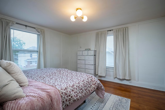 619 Columbus Ave, Washington Court House, OH 43160 - bedroom with a decorative wall and wood finished floors