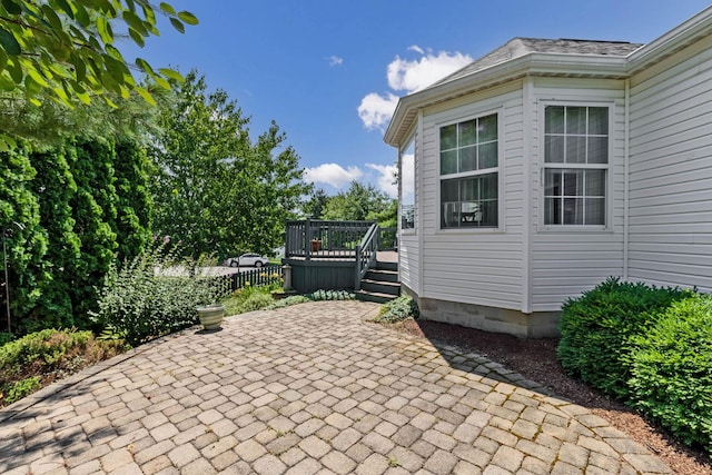 180 Locust Curve Dr, Delaware, OH 43015 - view of patio / terrace with a wooden deck