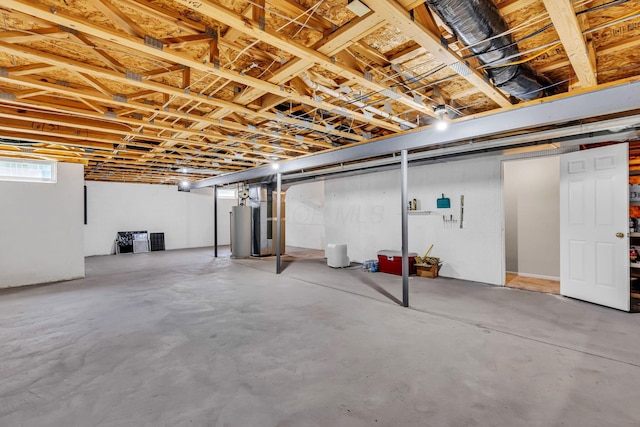 180 Locust Curve Dr, Delaware, OH 43015 - basement featuring water heater