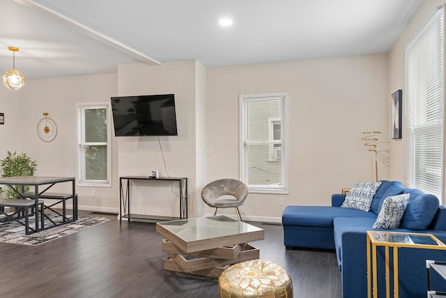 185 S Princeton Ave, Columbus, OH 43223 - living room featuring wood finished floors and baseboards