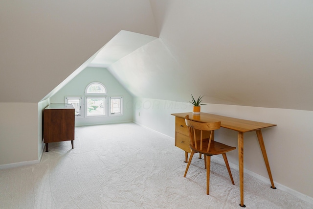 1734 W 1st Ave, Grandview, OH 43212 - additional living space featuring carpet floors and lofted ceiling