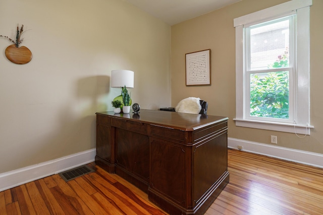 1734 W 1st Ave, Grandview, OH 43212 - office area with light wood-style floors and healthy amount of natural light