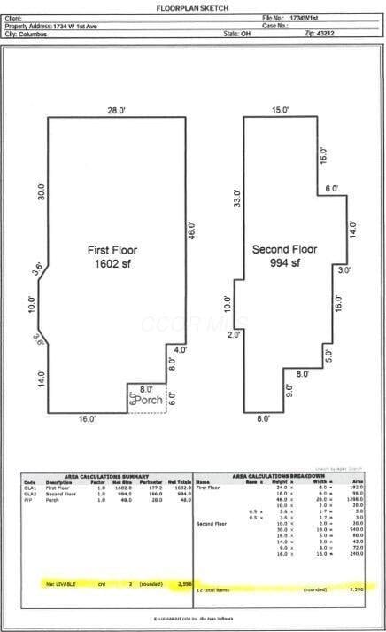 1734 W 1st Ave, Grandview, OH 43212 - view of room layout