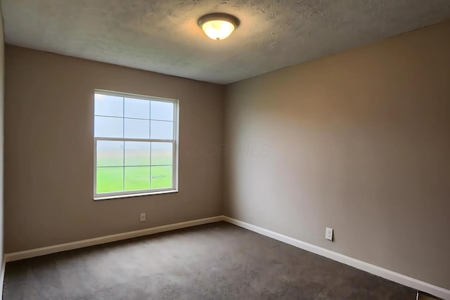 6447 Scioto Farms Rd Unit Se, Washington Court House, OH 43160 - empty room with dark carpet and a textured ceiling