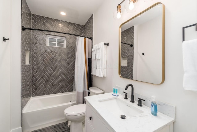 887-891 S 22nd St, Columbus, OH 43206 - bathroom featuring vanity and shower / bath combo with shower curtain