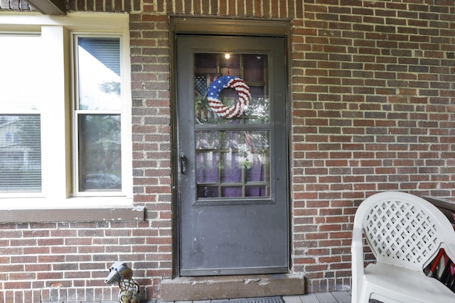 635-641 Racine Ave, Columbus, OH 43204 - view of exterior entry with brick siding
