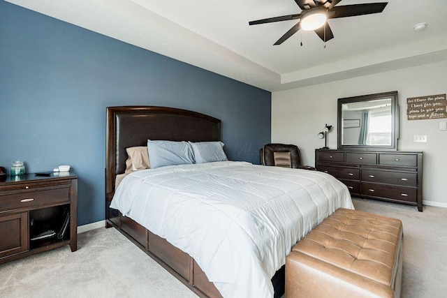 123 Schellinger St, Delaware, OH 43015 - bedroom featuring light colored carpet and ceiling fan