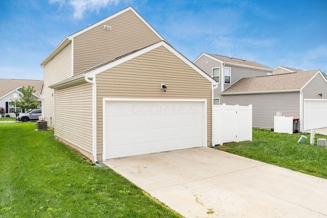 2020 Edison St, Newark, OH 43055 - view of side of home with a central AC unit