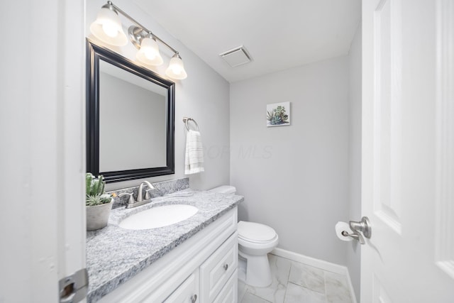 4968 Wintersong Ln Unit 10, Westerville, OH 43081 - bathroom featuring vanity and marble look tile flooring