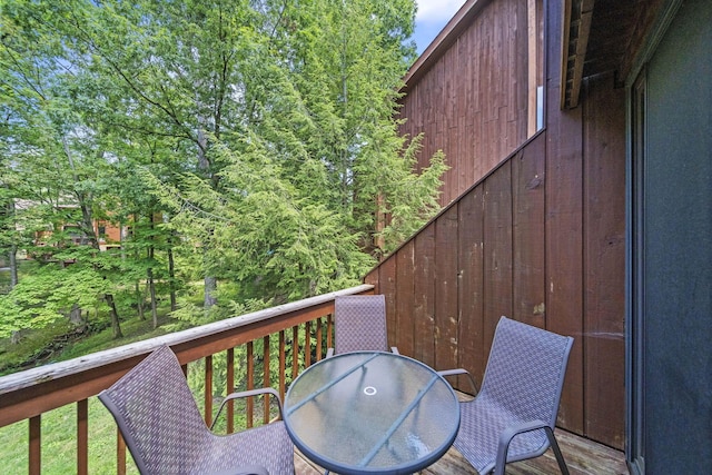4968 Wintersong Ln Unit 10, Westerville, OH 43081 - wooden terrace with outdoor dining area