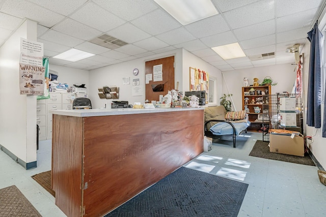4250 Herr Fieldhouse Rd, Southington, OH 44470 - reception featuring a paneled ceiling