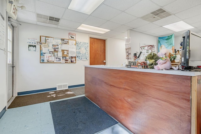 4250 Herr Fieldhouse Rd, Southington, OH 44470 - welcome area with a drop ceiling