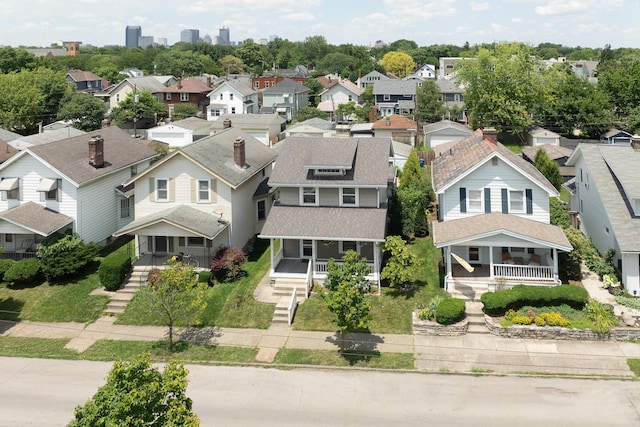 338 Sheldon Ave, Columbus, OH 43207 - aerial perspective of suburban area