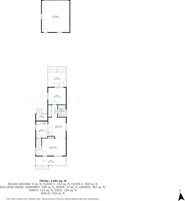 338 Sheldon Ave, Columbus, OH 43207 - view of property floor plan