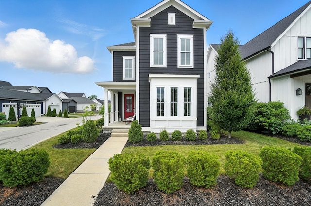1877 Poplar Pl, Lewis Center, OH 43035 - view of front facade with a residential view