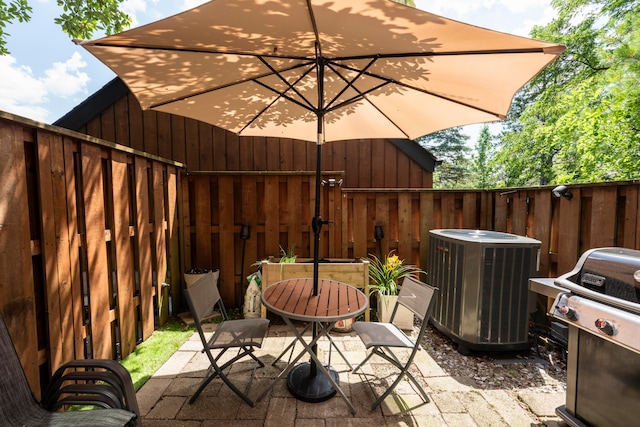 4758 Crazy Horse Ln Unit 2, Westerville, OH 43081 - view of patio / terrace with grilling area
