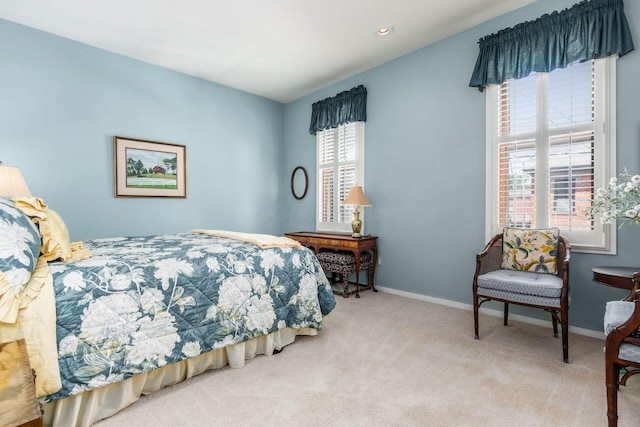 161 Jackson St, Columbus, OH 43206 - carpeted bedroom with baseboards and recessed lighting