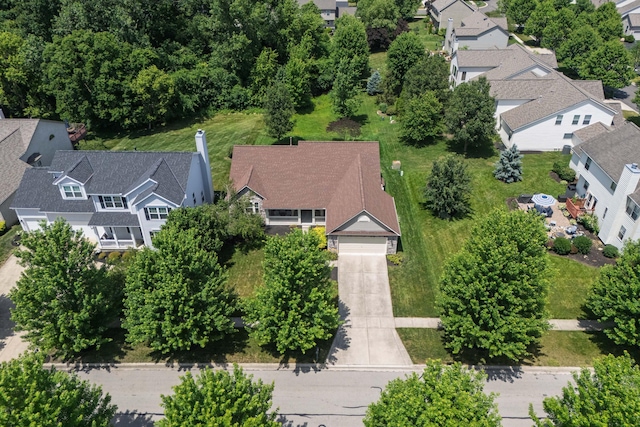8090 Tree Lake Blvd, Powell, OH 43065 - aerial perspective of suburban area
