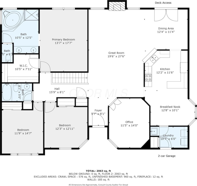 8090 Tree Lake Blvd, Powell, OH 43065 - view of floor plan / room layout
