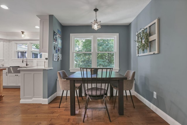 10 Denbigh Dr, Granville, OH 43023 - dining area featuring wood finished floors and recessed lighting