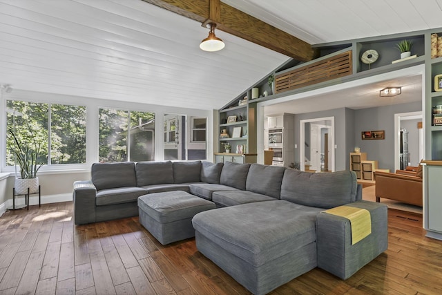 10 Denbigh Dr, Granville, OH 43023 - living area featuring dark wood-type flooring
