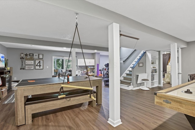 10 Denbigh Dr, Granville, OH 43023 - recreation room with wood finished floors