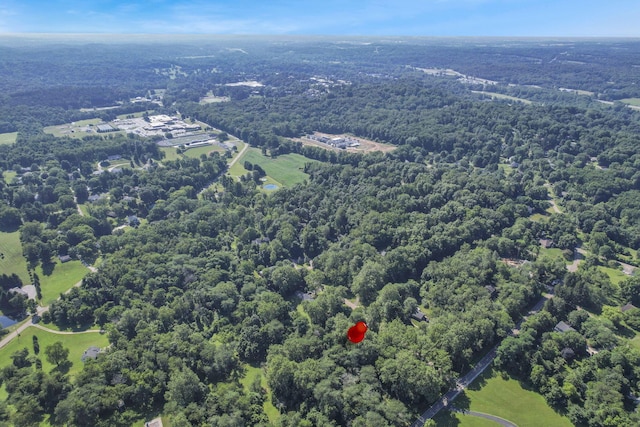 10 Denbigh Dr, Granville, OH 43023 - aerial view of property and surrounding area with a forest