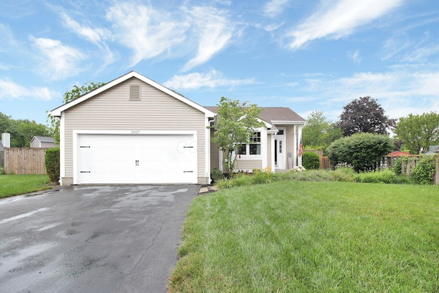 3007 Galen Ct, Hilliard, OH 43026 - ranch-style house featuring asphalt driveway and a garage