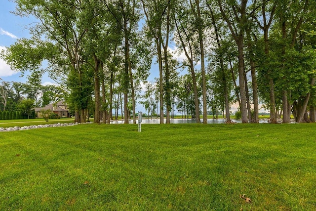 3150 Middle Pike, West Jefferson, OH 43162 - view of grassy yard with a water view