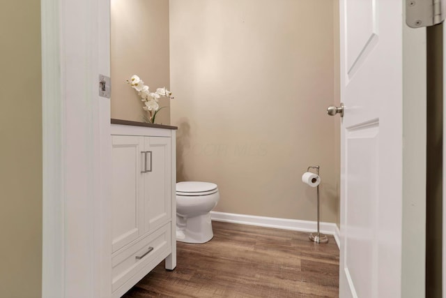 2267 Holiday Valley Dr, Grove City, OH 43123 - bathroom featuring toilet and wood finished floors