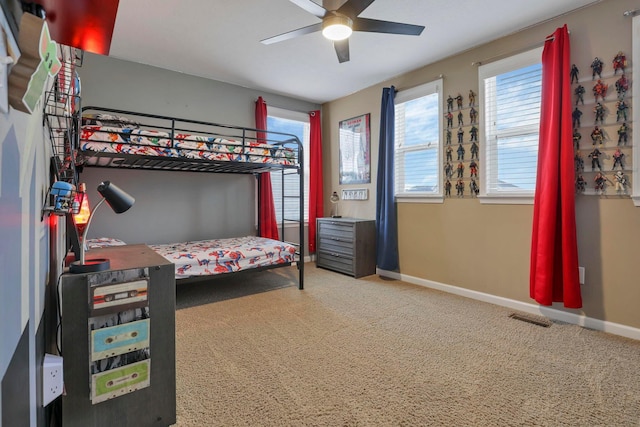 2267 Holiday Valley Dr, Grove City, OH 43123 - bedroom with carpet floors and ceiling fan