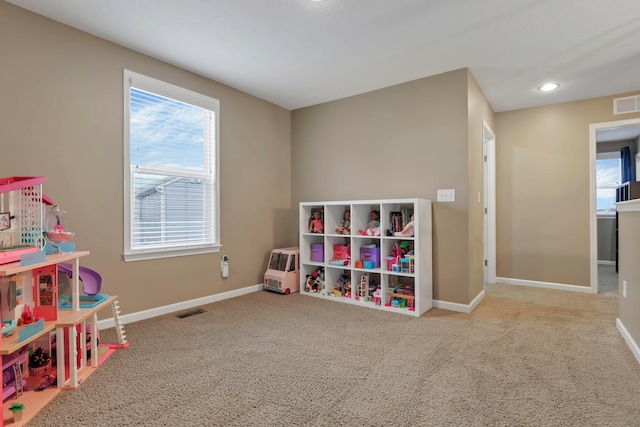 2267 Holiday Valley Dr, Grove City, OH 43123 - game room with carpet flooring and recessed lighting