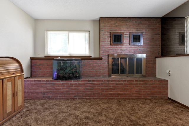 8547 Seabright Dr, Powell, OH 43065 - unfurnished living room featuring carpet floors