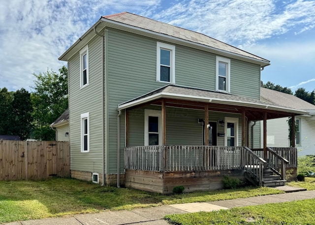 940 W 3rd St, Logan, OH 43138 - view of front of house with covered porch
