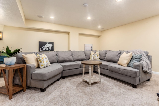 2063 Hayer Ct, Lewis Center, OH 43035 - living area with light colored carpet and recessed lighting
