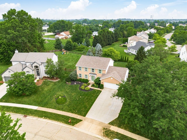 2063 Hayer Ct, Lewis Center, OH 43035 - aerial perspective of suburban area
