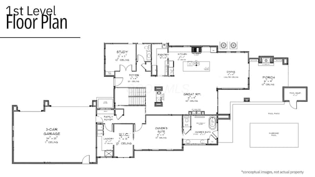 3134 Asbury Dr, Upper Arlington, OH 43221 - view of property floor plan