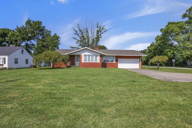 19 Kirby Rd, Heath, OH 43056 - ranch-style home with a garage, a front yard, and concrete driveway