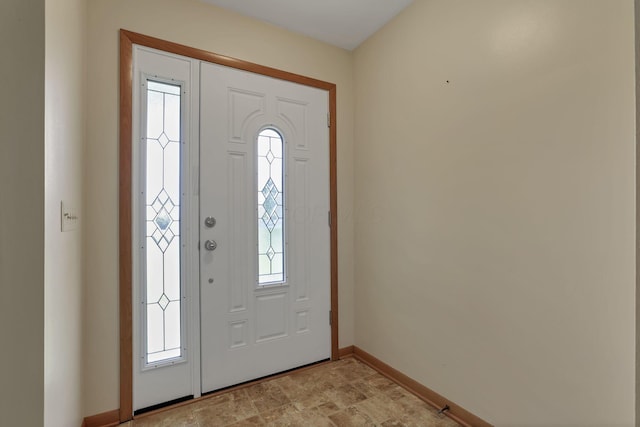 19 Kirby Rd, Heath, OH 43056 - entrance foyer featuring baseboards and stone finish floors