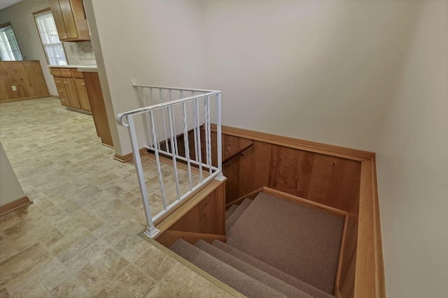 19 Kirby Rd, Heath, OH 43056 - stairway featuring tile patterned floors and baseboards