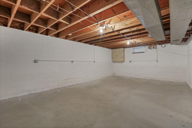 19 Kirby Rd, Heath, OH 43056 - below grade area featuring electric panel and concrete block wall