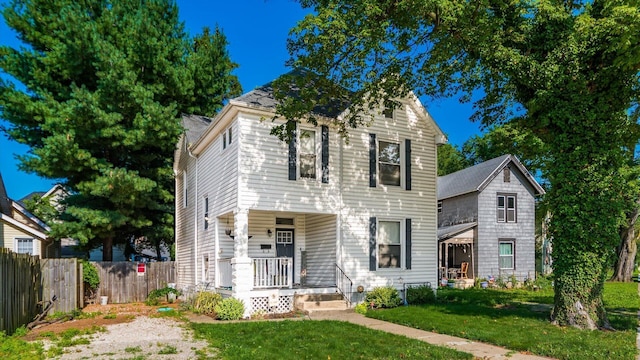 467 Mount Vernon Rd, Newark, OH 43055 - view of front of house featuring a porch