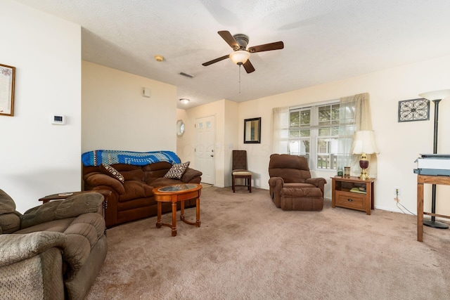 7787 Freesia St Unit 216, Blacklick, OH 43004 - living room with carpet and ceiling fan