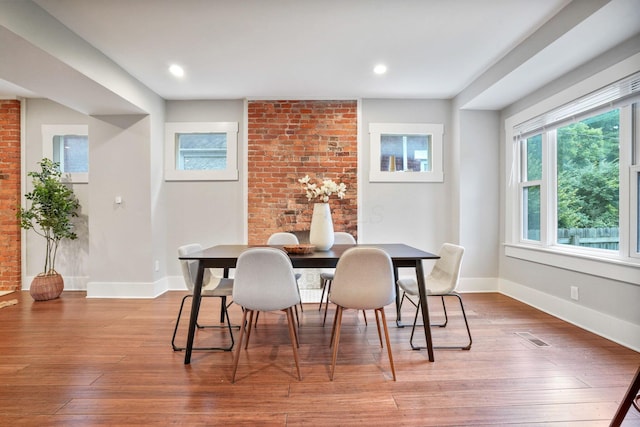1867 Bryden Rd, Columbus, OH 43205 - dining area with light wood-style flooring and recessed lighting